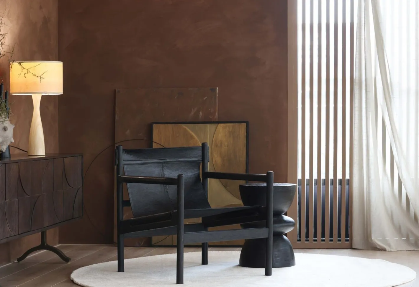 Clearance WOOOD Draw Dressoir Walnut