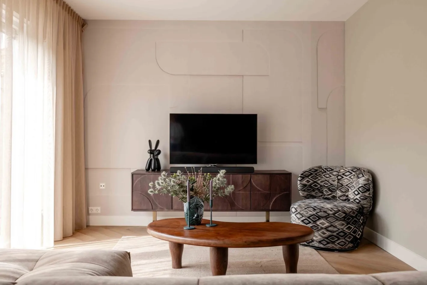Clearance WOOOD Draw Dressoir Walnut
