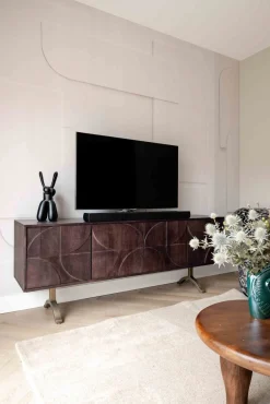 Clearance WOOOD Draw Dressoir Walnut