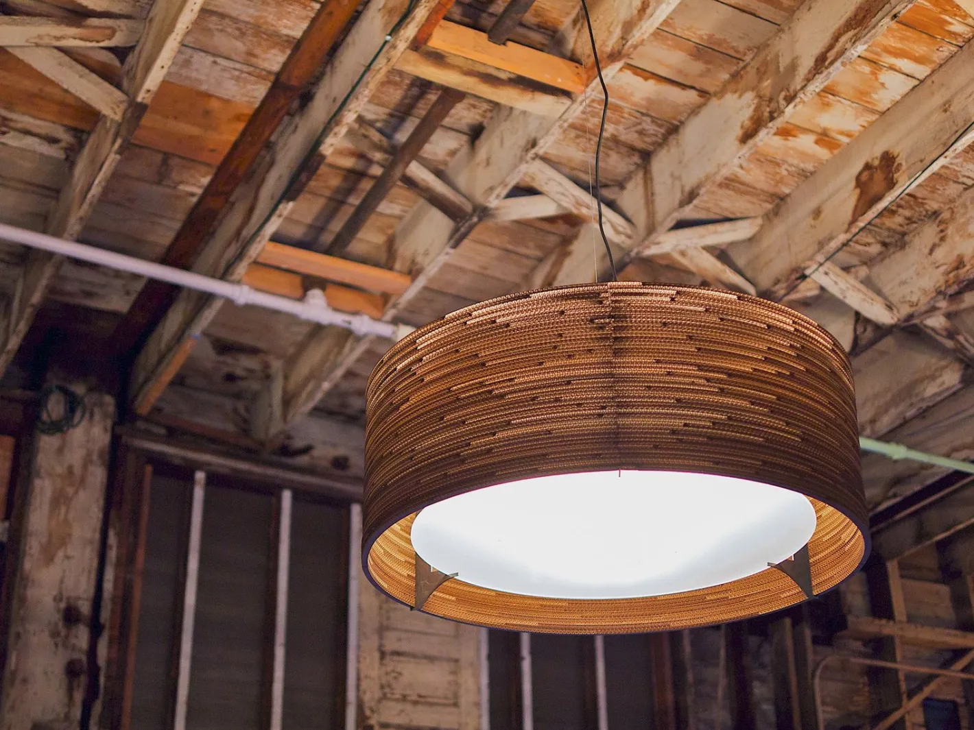 New Graypants Drum Hanglamp Natural