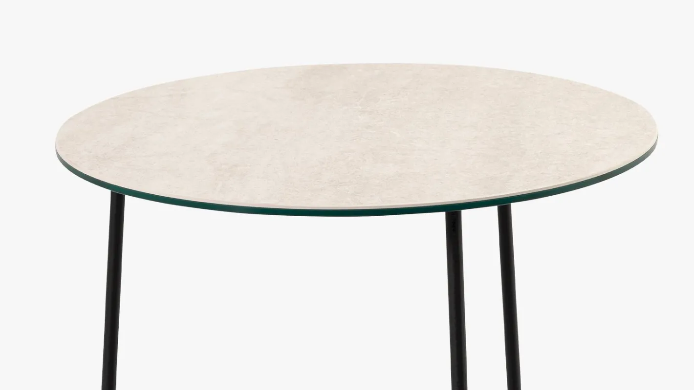 Online Montèl Duke Bijzettafel Bianco Assulto