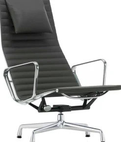 New Vitra Eames EA 124 Fauteuil Zwart