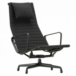 New Vitra Eames EA 124 Fauteuil Zwart