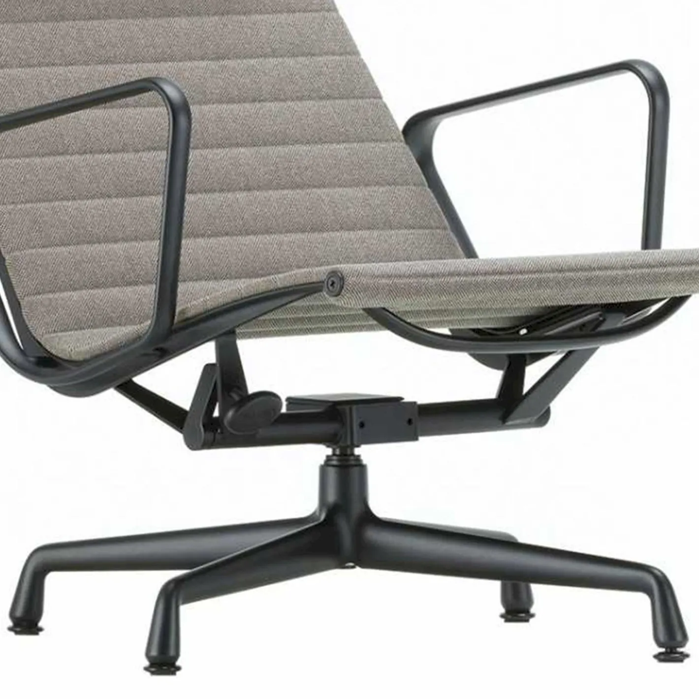 New Vitra Eames EA 124 Fauteuil Zwart