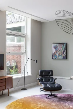 New Vitra Eames Lounge Chair & Hocker Zwart