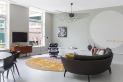 New Vitra Eames Lounge Chair & Hocker Zwart