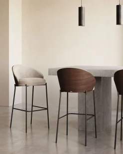 Hot Kave Home Eamy Hoog Barstoel Bruin