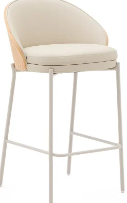 Hot Kave Home Eamy Laag Barstoel Beige, Naturel