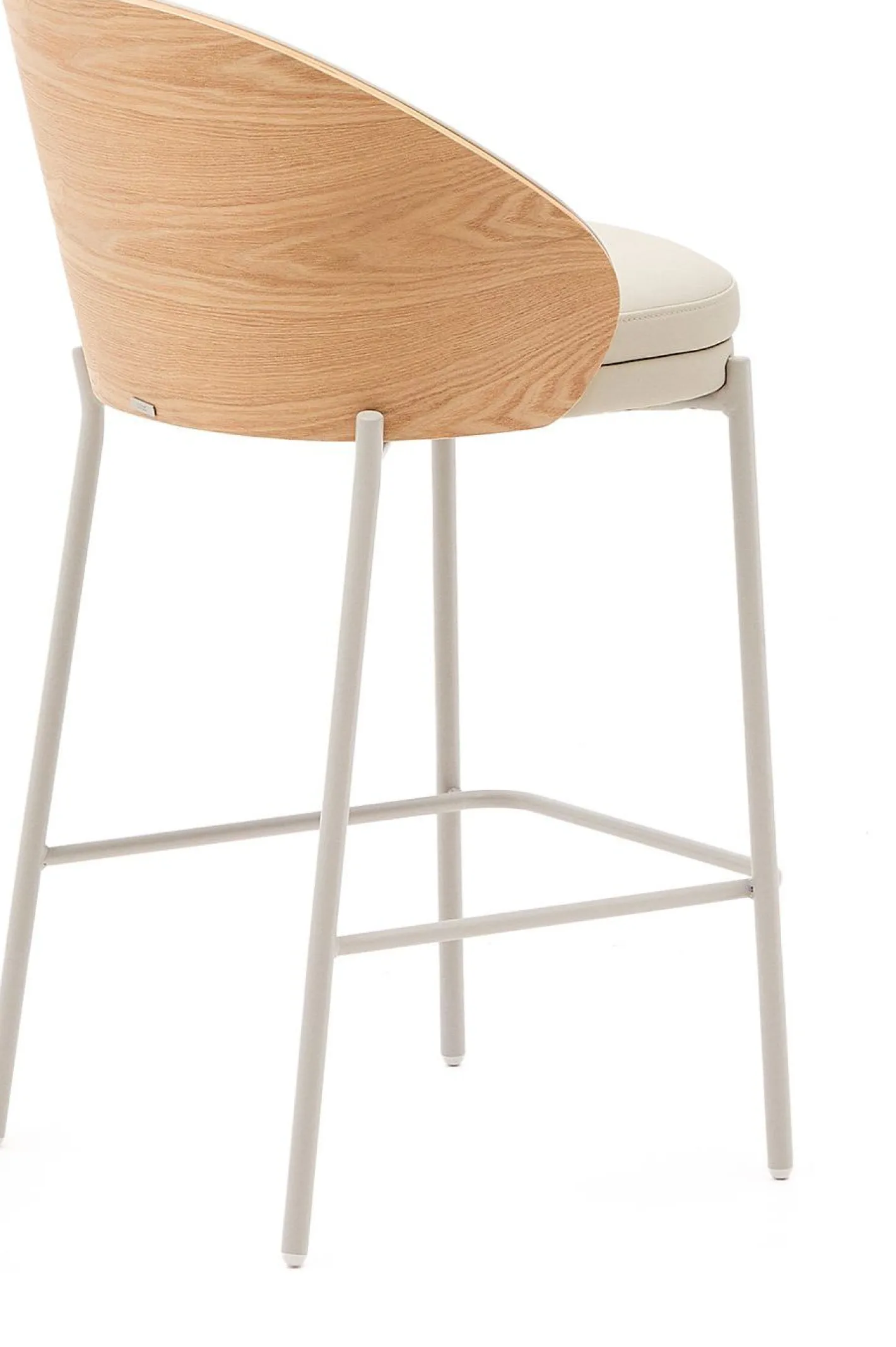 Hot Kave Home Eamy Laag Barstoel Beige, Naturel