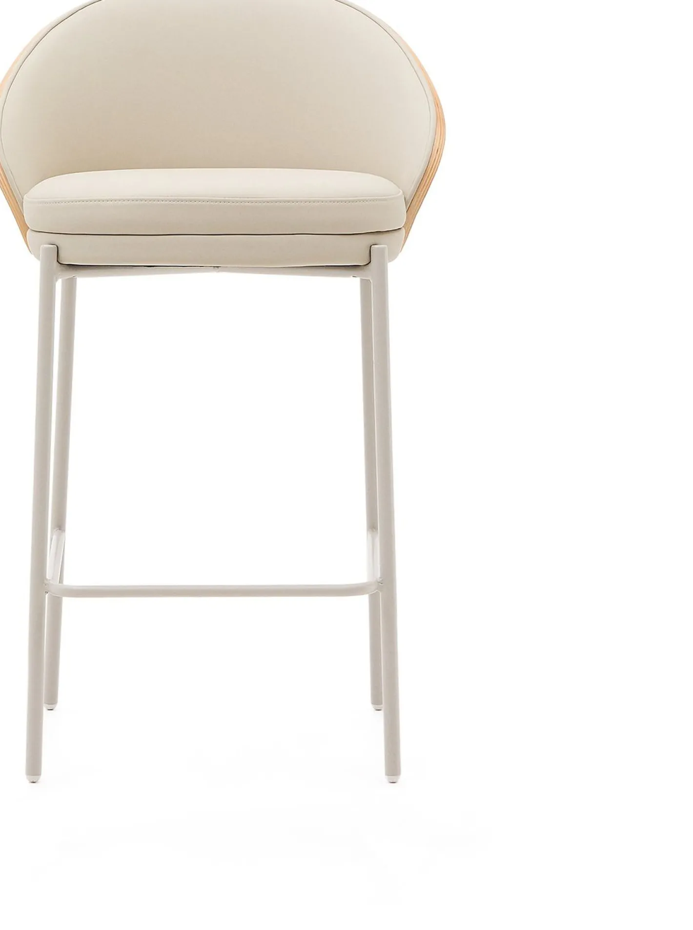 Hot Kave Home Eamy Laag Barstoel Beige, Naturel