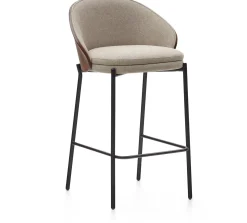 Outlet Kave Home Eamy Laag Barstoel Bruin