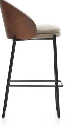 Outlet Kave Home Eamy Laag Barstoel Bruin