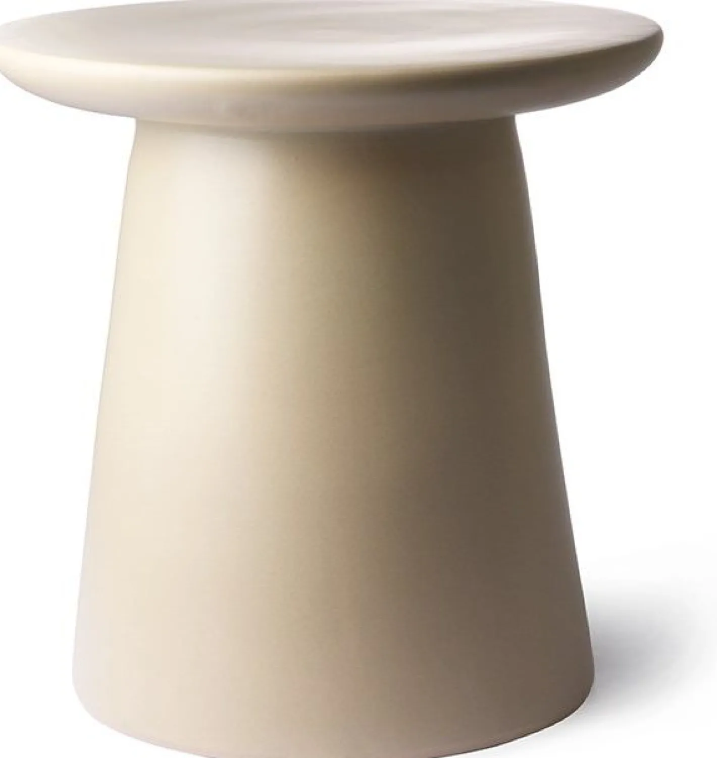 Sale HKLIVING Earthenware M Bijzettafel Naturel, Cream