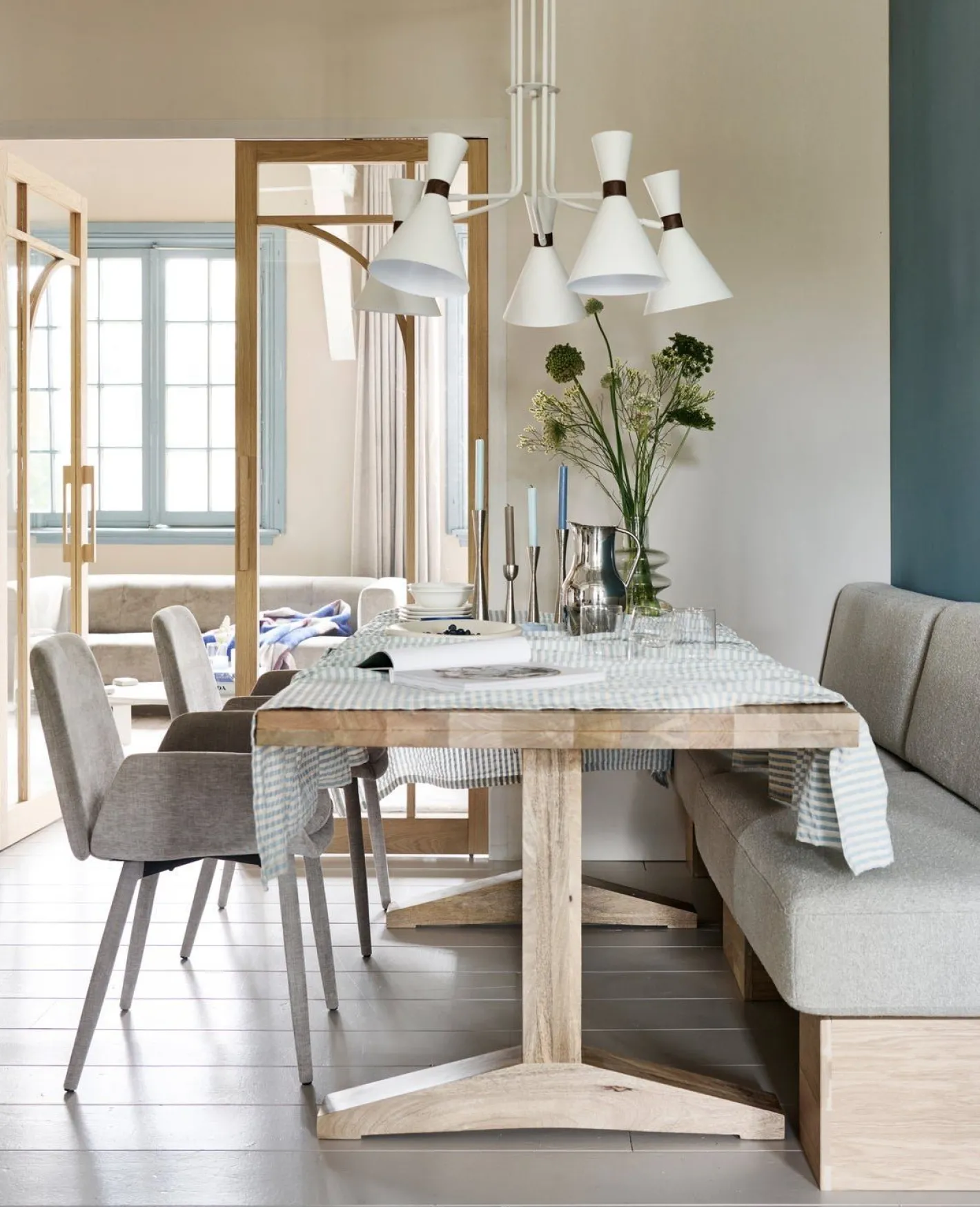 Discount vtwonen Eat Up Eetkamerbank Beige