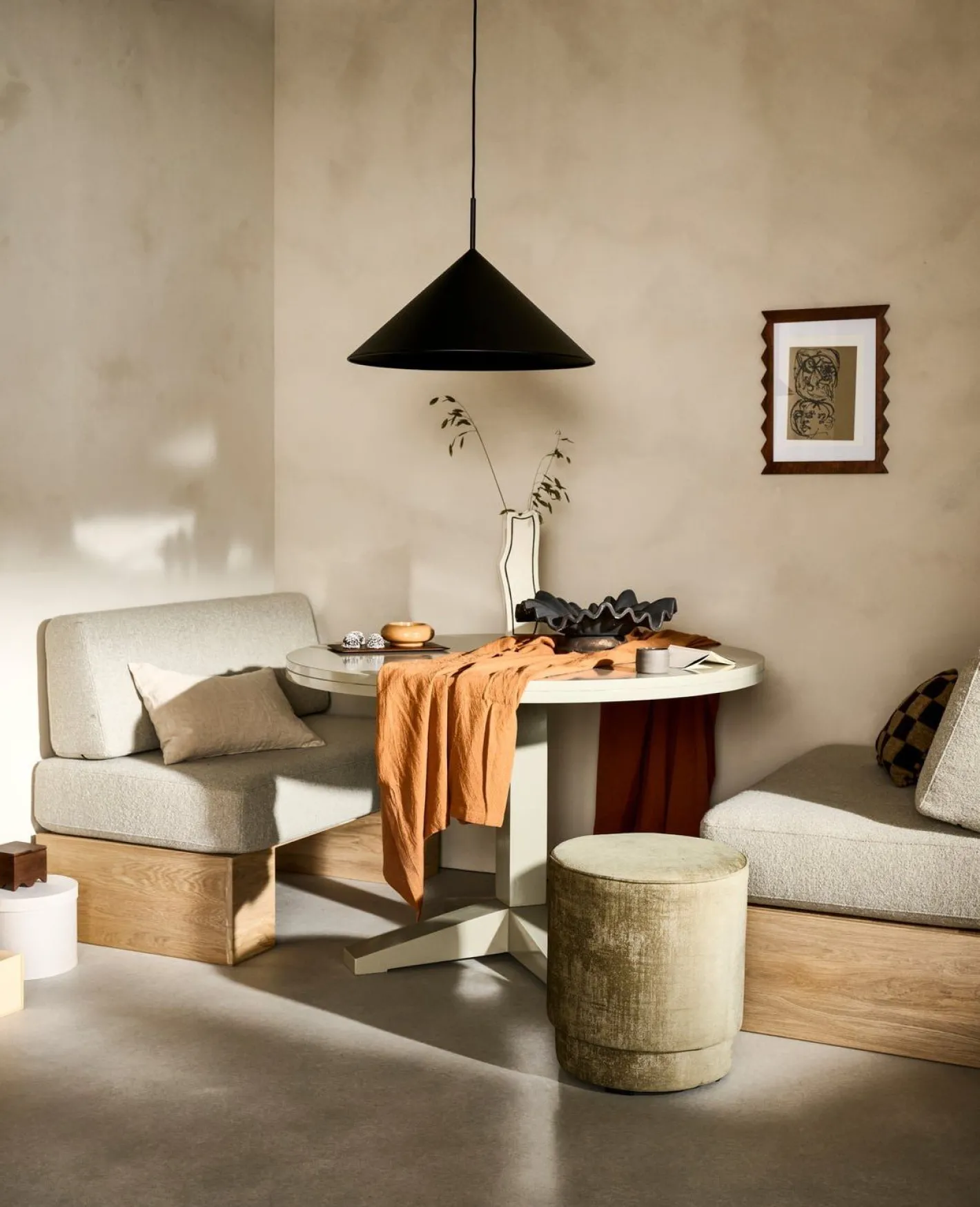 Discount vtwonen Eat Up Eetkamerbank Beige