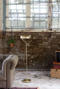 Sale Dutchbone Eclipse Vloerlamp Brass