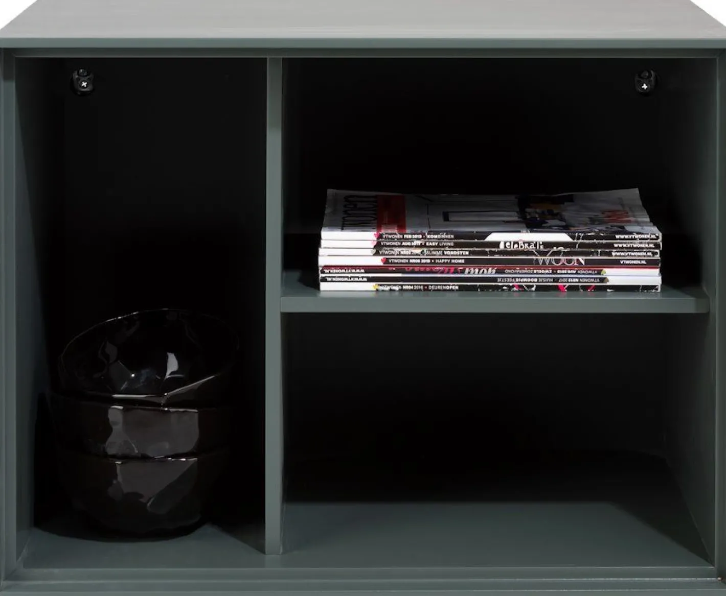 Sale XOOON Elements 3 niches Kast Groen