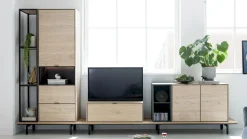 Clearance XOOON Elements 2-deurs Opbergkast Natural