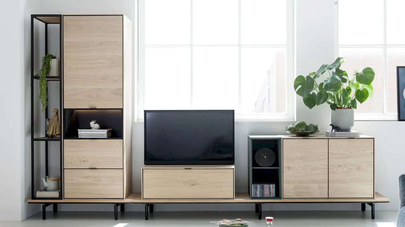 Clearance XOOON Elements 2-deurs Opbergkast Natural