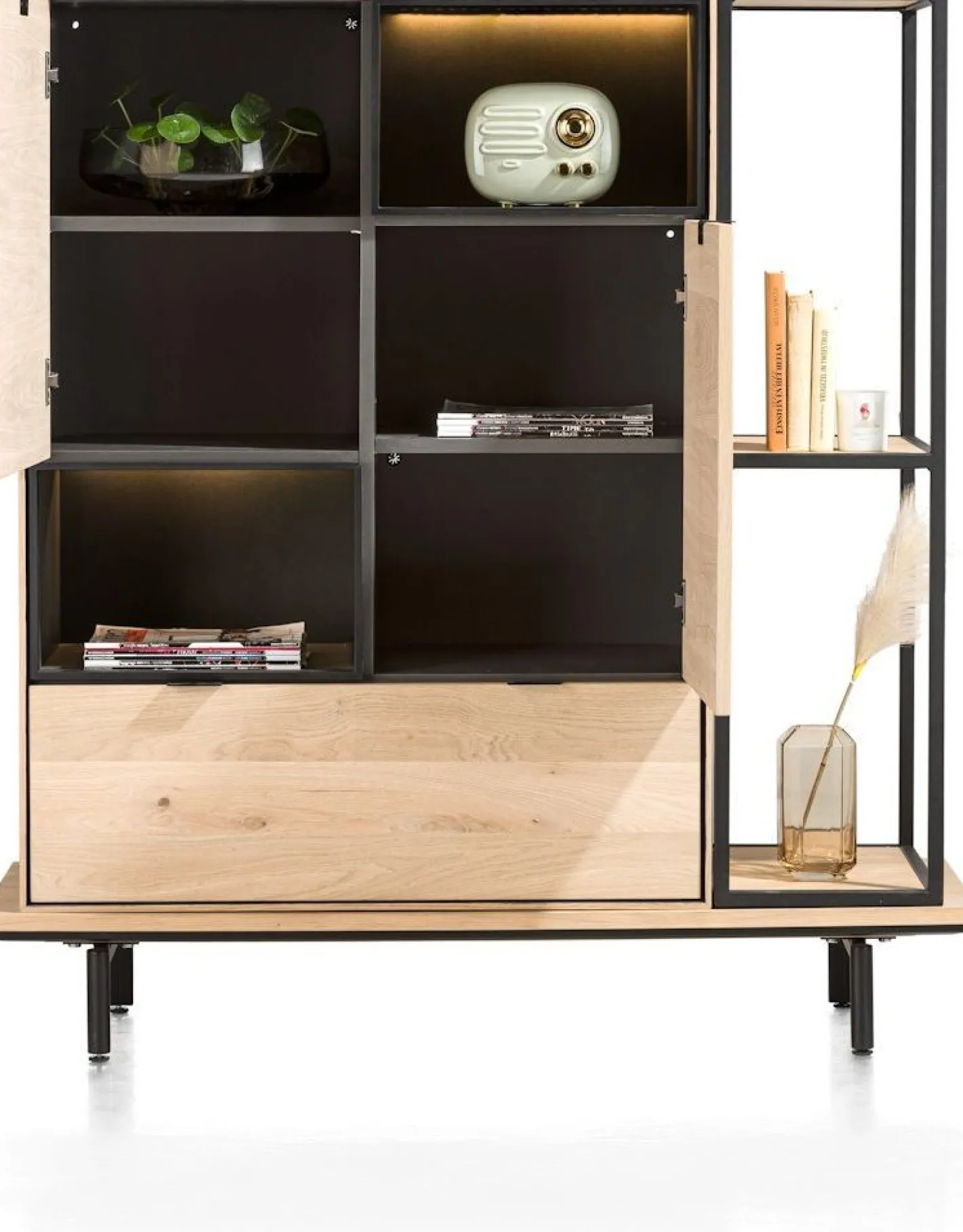 Discount XOOON Elements 2-niches Boekenkast Natural