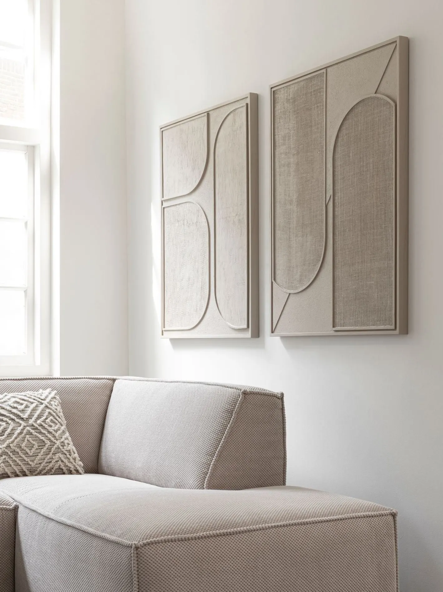 Outlet MUST Living Elyn Wanddecoratie Cream