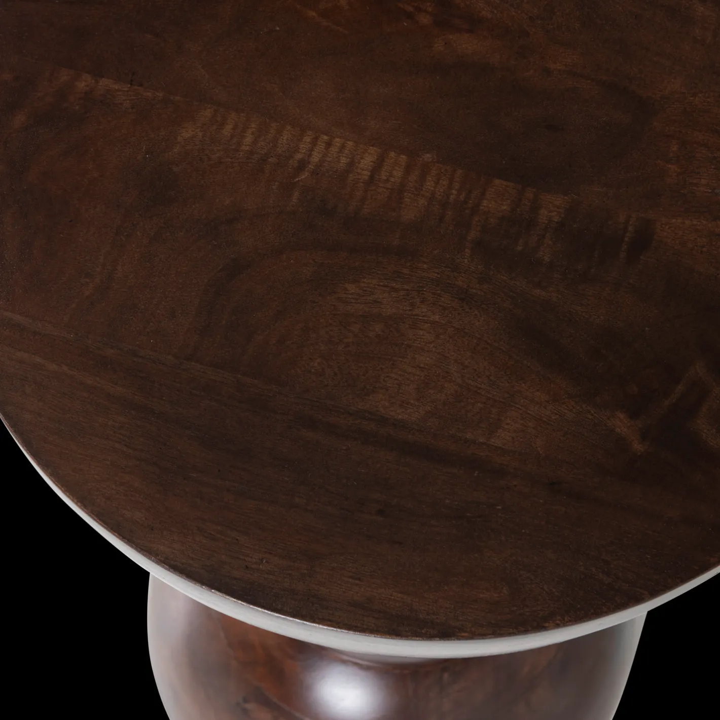 New WOOOD Emel Bijzettafel Donkerbruin