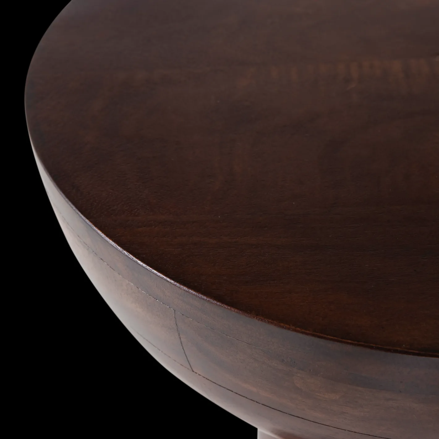 New WOOOD Emel Bijzettafel Donkerbruin