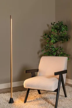 Clearance Lucide Equinox Vloerlamp Koffie