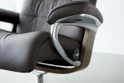 Best Stressless Erik L Relaxfauteuil + Hocker Black