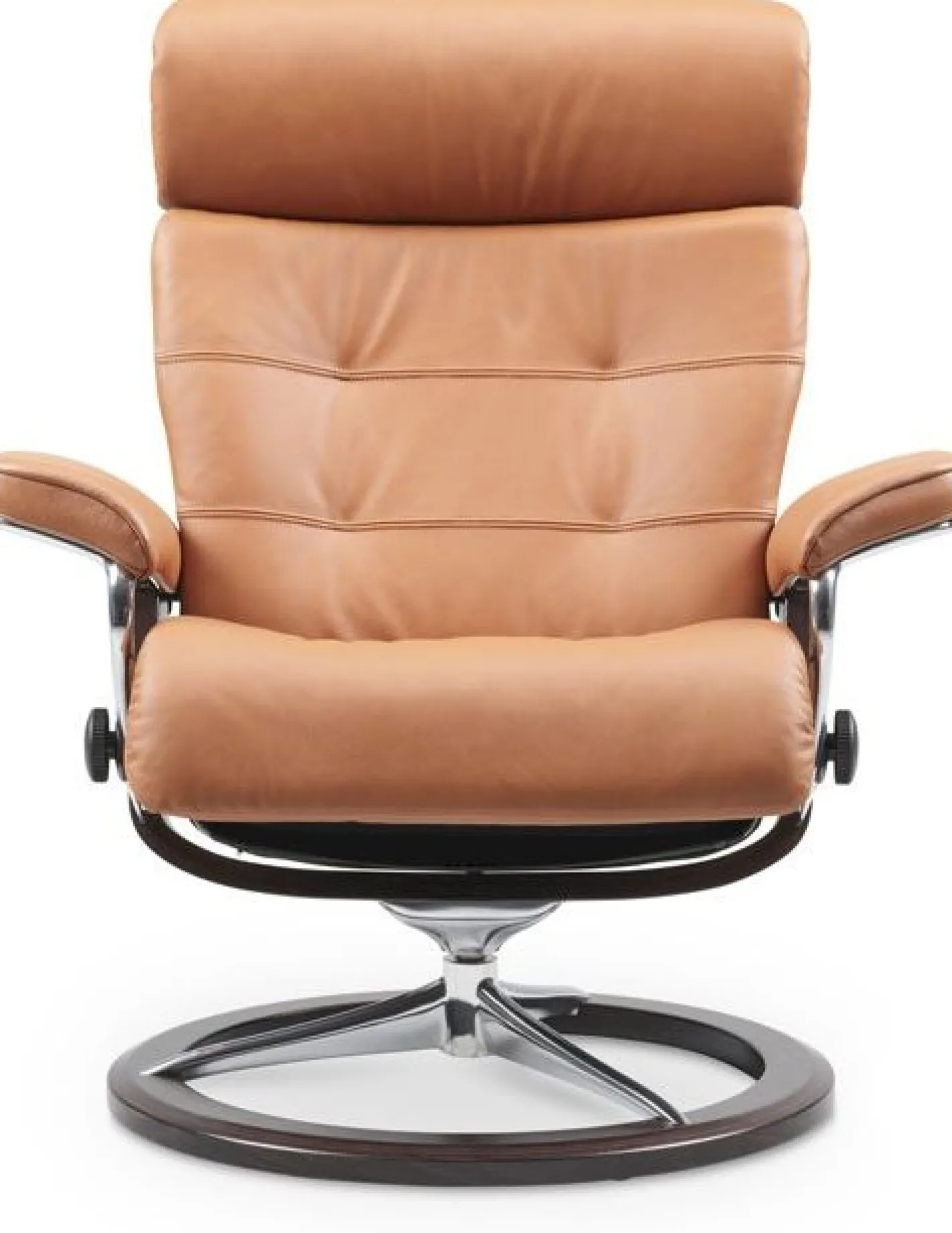 Online Stressless Erik M Relaxfauteuil + Hocker Cognac
