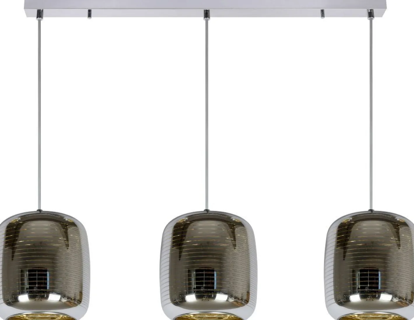 Discount Lucide Eryn Hanglamp Chroom, Goud