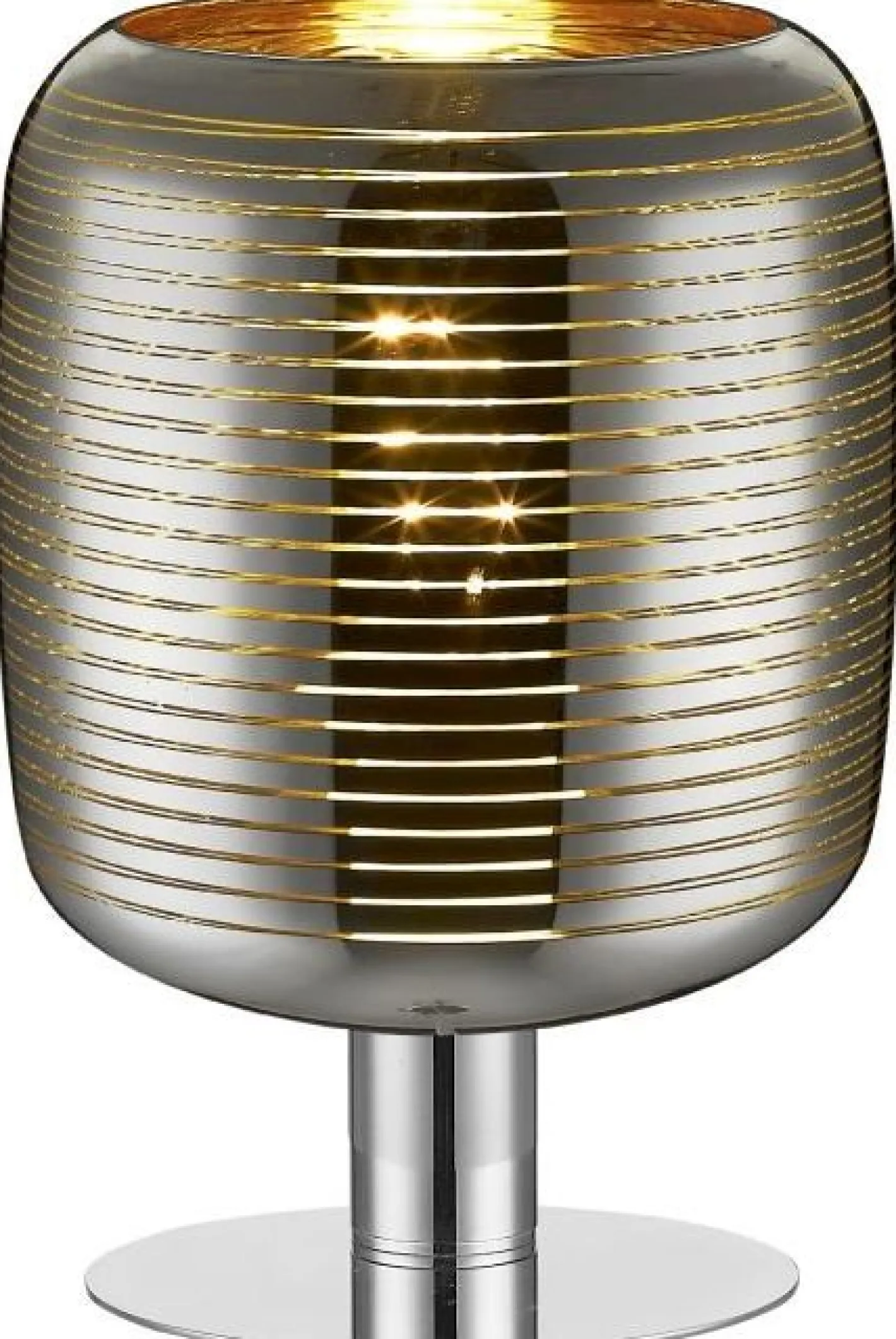 Online Lucide Eryn Tafellamp Chroom, Goud