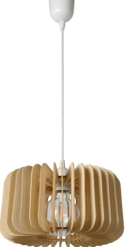 Discount Lucide Etta Hanglamp Naturel, Wit