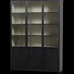 Sale WOOOD Exhibit 3-deurs Vitrinekast Black