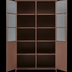 Clearance WOOOD Exhibit 2-deurs Vitrinekast Tan
