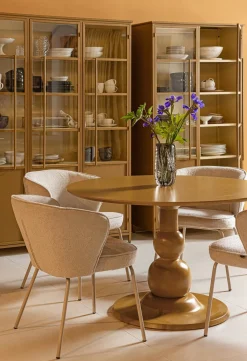 Discount WOOOD Exhibit 2-deurs Vitrinekast Honey Yellow