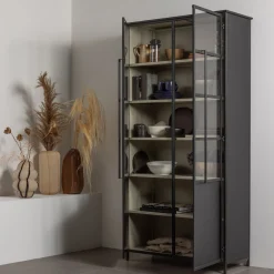 Outlet WOOOD Exhibit 2-deurs Vitrinekast Sand