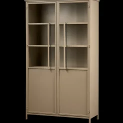 Sale WOOOD Exhibit 2-deurs Vitrinekast Khaki