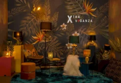 Discount Lucide Extravaganza Coconut Tafellamp Goud, Groen