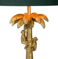 Discount Lucide Extravaganza Coconut Tafellamp Goud, Groen