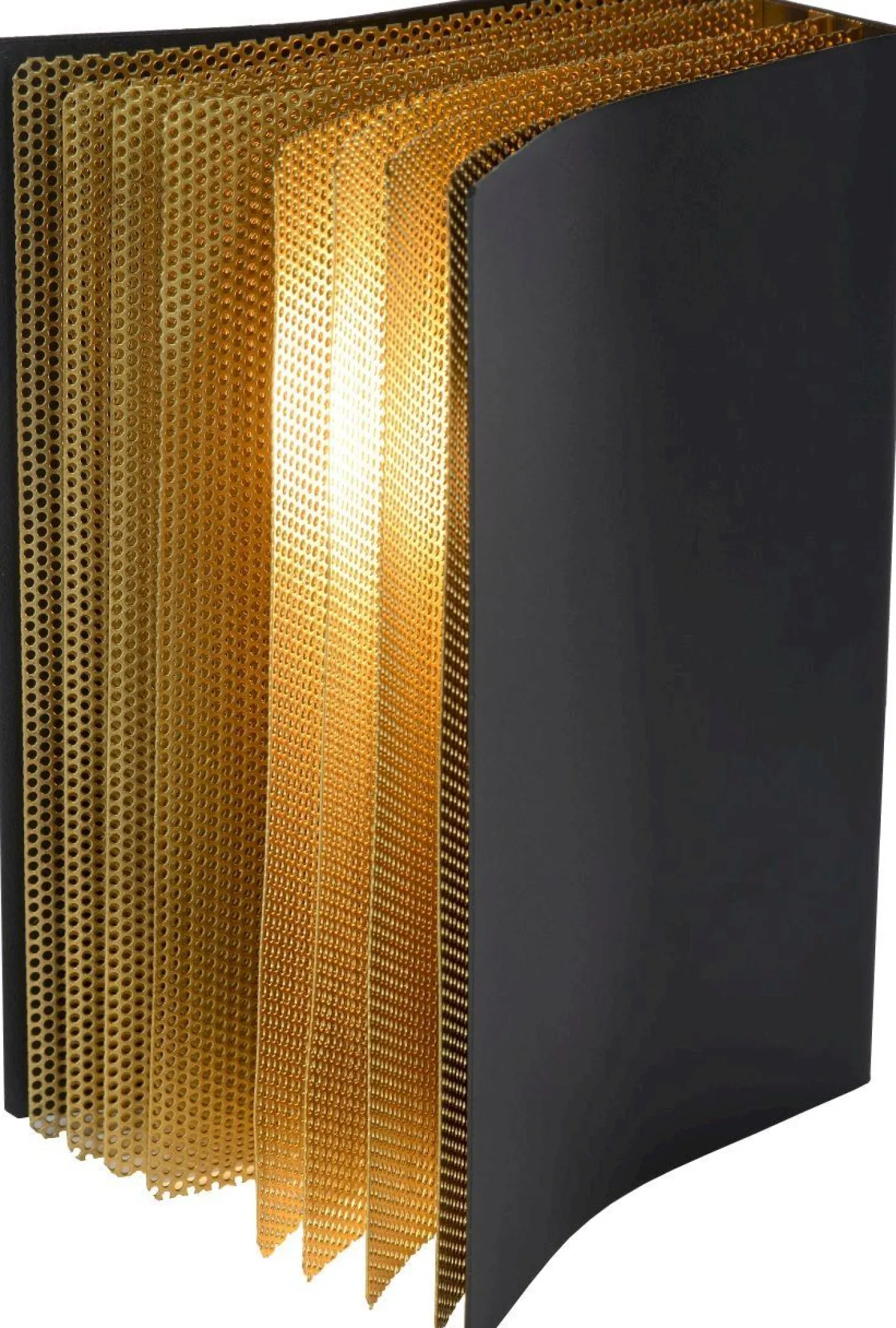 Clearance Lucide Extravaganza Livret Tafellamp Zwart, Goud