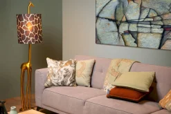 New Lucide Extravaganza Miss Tall Vloerlamp Goud, Bruin
