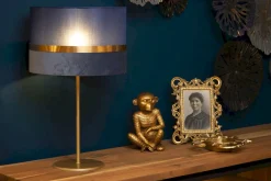 Sale Lucide Extravaganza Tusse Tafellamp Blauw, Goud