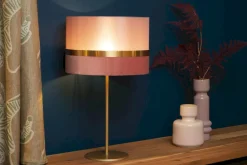 Clearance Lucide Extravaganza Tusse Tafellamp Roze, Goud