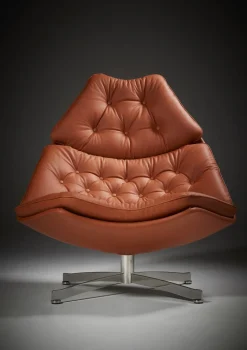 Clearance Artifort F587 Fauteuil Bruin