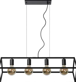 Lucide Fabian Hanglamp Zwart