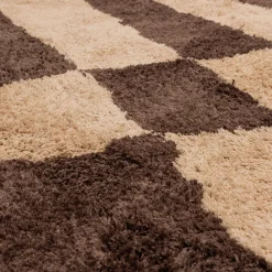 Discount WOOOD Fafa Vloerkleed Natural, Brown