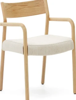 Best Kave Home Falconera Armstoel Beige, Naturel