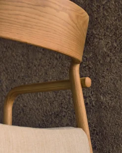 Best Kave Home Falconera Armstoel Beige, Naturel