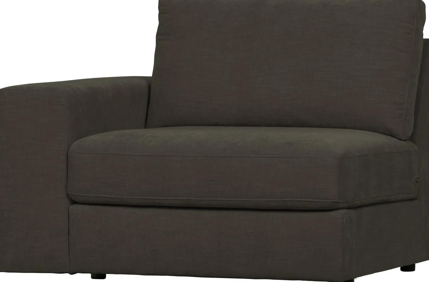 New vtwonen Family 1-zits met arm links Elementenbank Anthracite